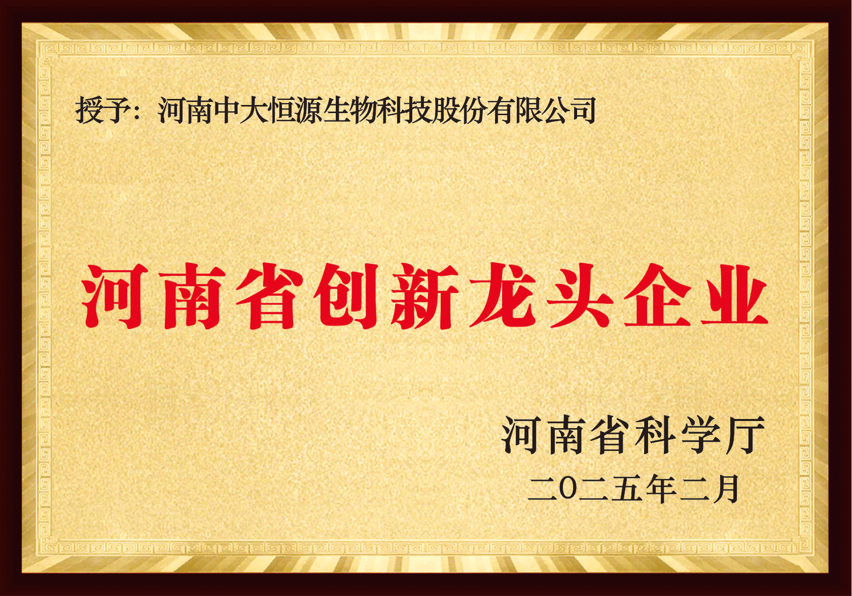 河南省創新龍頭企業